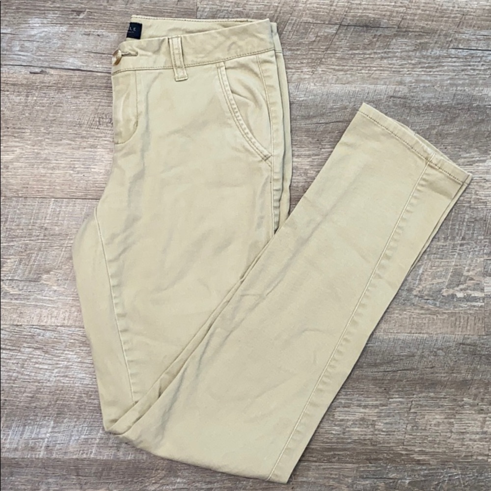 🔥Aeropostale Pant Khaki Uniform Skinny Twill Jean